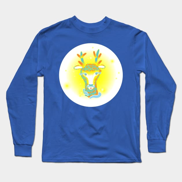 No Text Plain Bright Colors Version - Believer's World Resident Wopwop Long Sleeve T-Shirt by Believer's World The Other World The Eternal World